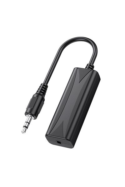Choice Black Anti-interference Car 3.5mm Audio Cable Ground Loop Noise Isolator Cancelling Filterkiller Aud