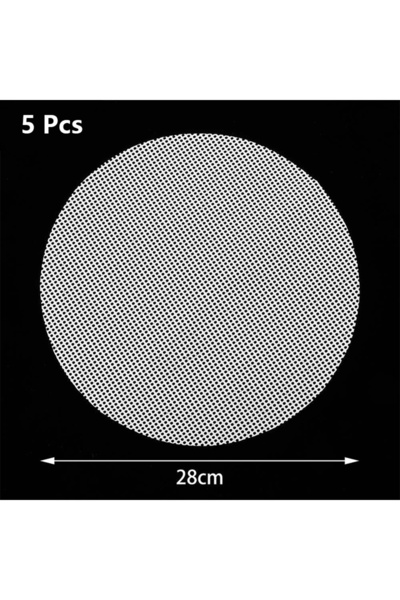 choice2 5Pcs 28cm 5Pcs Round Non Stick Silicone Steamer Pad 20/28/48cm Reusab...