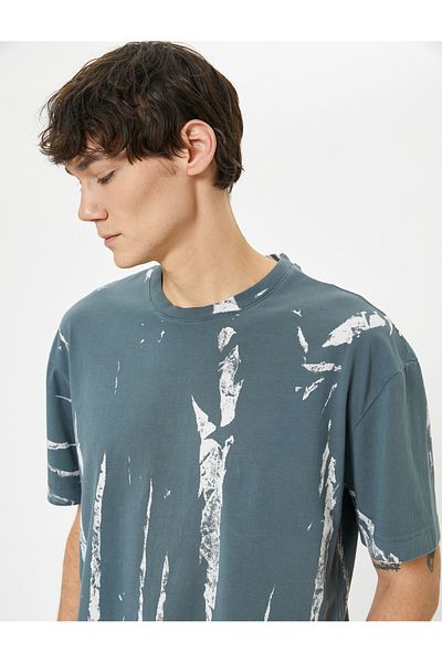 Koton Crew Neck Relaxed Fit Short Sleeve T-Shirt