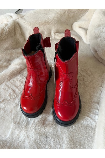 tofimini Red Leather Patent Leather