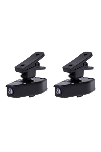 Alloet 2Pcs 1-4Pcs Flashlight Glasses Reading Lamp Eyeglass Clip Lantern Adju...