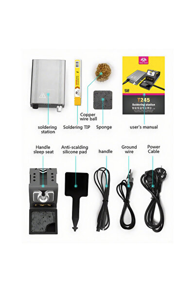 Choice محطة اللحام الذكية T245 OSS T245، معدات اللحام الرقمية، ماكينة لحام للإلكترونيات