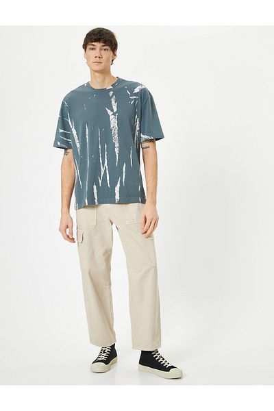 Koton Crew Neck Relaxed Fit Short Sleeve T-Shirt