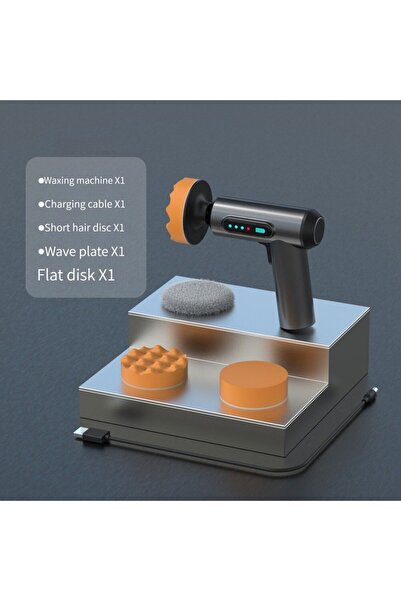 Choice جهاز تلميع سيارات أسود محمول باليد لاسلكي، آلة تلميع وتشميع السيارات، أداة كهربائية لهيكل السيارة