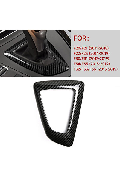 Choice Carbon Fiber Style Center Console Shift Head Base Panel Plastic Suitable For BMW F21 F20 F22 F23 ...