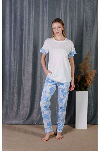 BAŞAKSU COLLECİTON Βαμβακερό Σετ Πιτζάμα Başaksü - 2319