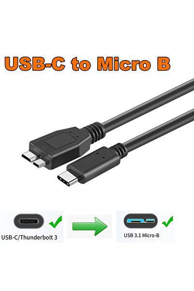 Choice كابل USB-C إلى Micro-B بطول 45 سم، يدعم نقل البيانات بسرعة 5 جيجابت في...
