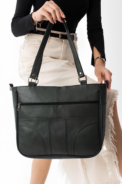 Erzeno Genuine Leather Luxury Large Size Women's Hand and Shoulder Bag |   A Quality Genuine Leather Tan Bag