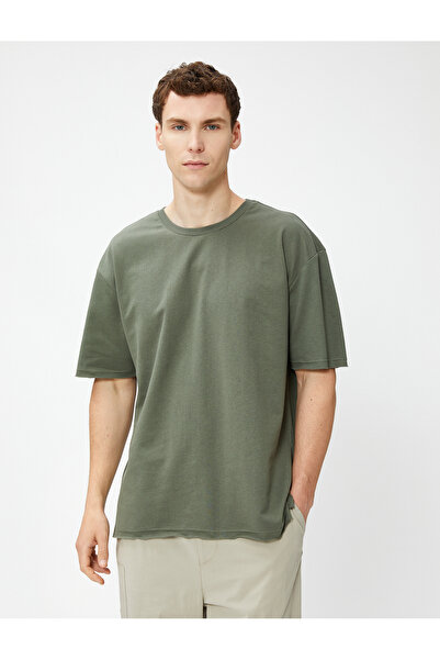 Koton Basic Tişört Bisiklet Yaka Kısa Kollu Pamuklu