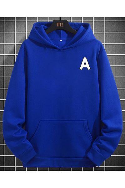 Moda Glo Hanorac cu glugă unisex cu buzunar cangur