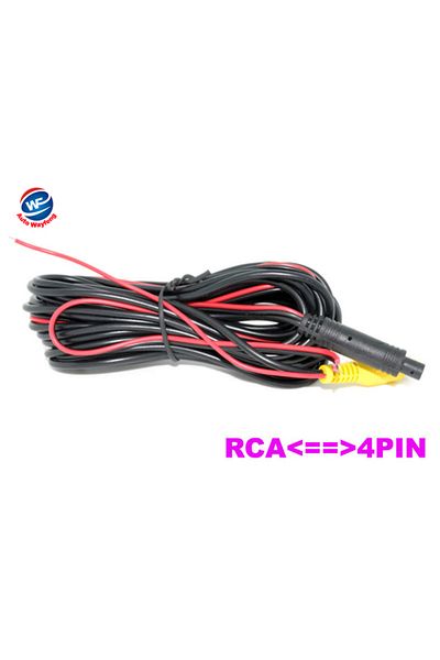 Choice Rca To 4pin 6 Meters Rca-4pin Or Rca-rca Video Cable For Car Parking Rearview Rear View Camera Conne