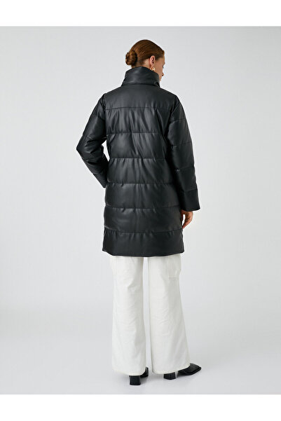 Koton Bunda s límečkem z umělé kůže