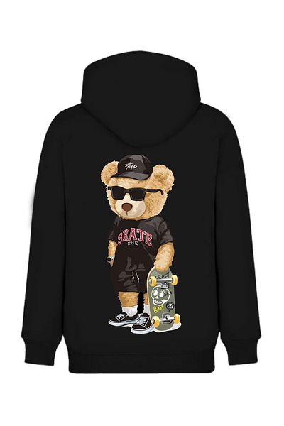 Moda Glo Hanorac obișnuit cu glugă unisex cu buzunar cangur