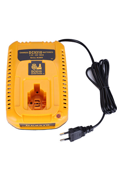 Choice شاحن بطارية EU DC9310 DC9310 لبطارية DEWALT 7.2V-18V NiCad & NiMh DW90...