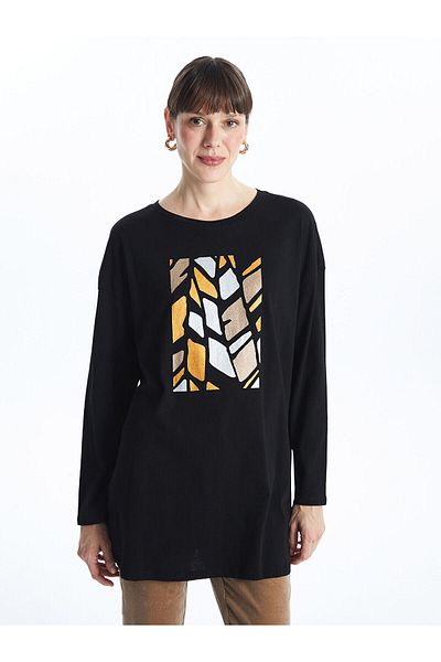 LC Waikiki Lw - Crew Neck Printed Women's Tunic