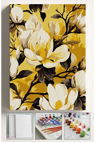 Sulepas Sayılarla Boyama Çerçeveli Hobi Seti Numaralı Tuval Fırça Boya Dahil ...