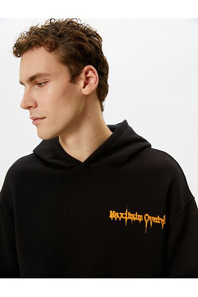 Koton Oversize Hoodie - Παπούτσια με στάμπα με θέμα το κρανίο