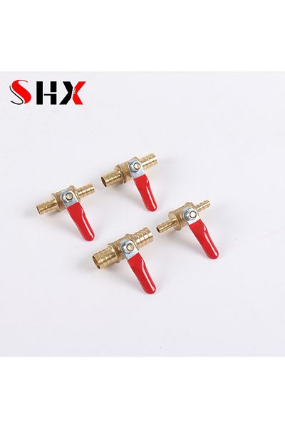 Choice 1/4 6mm 8mm 10mm12mm Ball Faucet Shutoff Ball Valve Hose Barb Inline Water Oil Air Gas Fuel Line ...