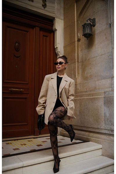 FMN Moda țesătură nubuc piele de căprioară, cu trei nasturi, largi, de lungime medie, detaliu de cusut, jachetă blazer echivalentă marca pinterest