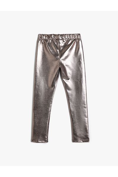 Koton Glänzende Leggings mit elastischem Bund