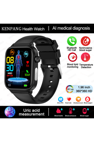 Choice Health monitoring Black 2024 New ECG+PPG Medical Grade Smart Watch Men...
