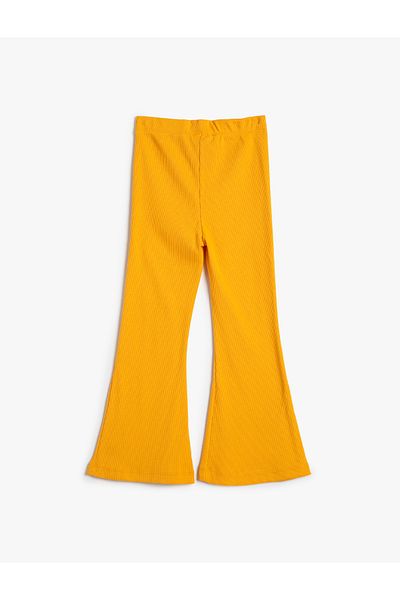 Koton Basic Flared Trousers with Elastic Waist