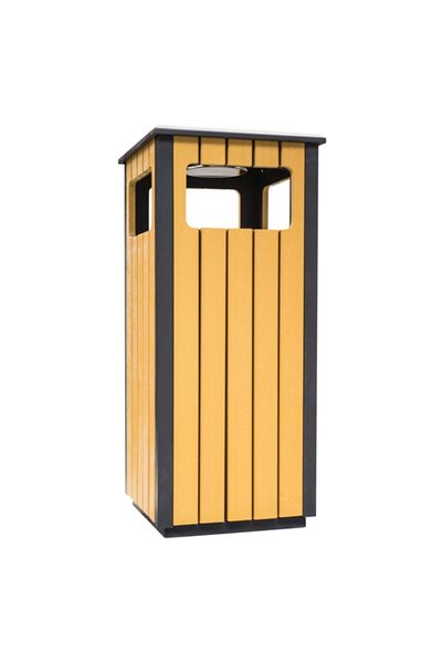 EKO Slats Wooden Trash Can EK9494