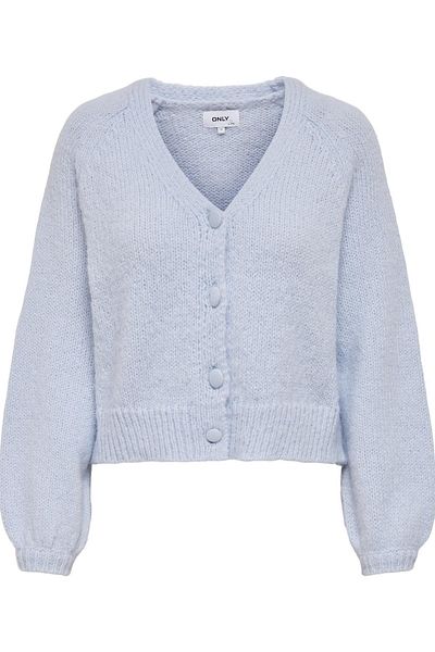ONLY Onlalyssa L/S Life Cardigan Knt Blue 15210790