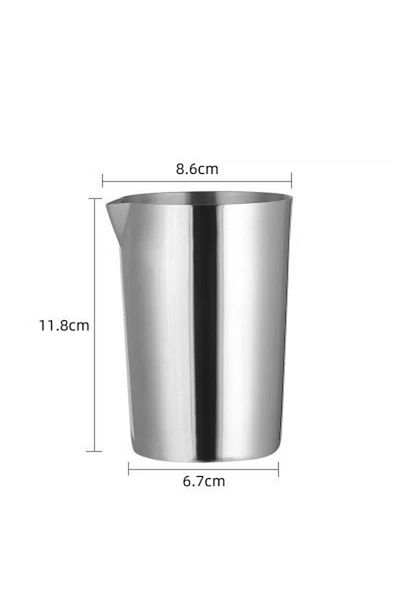 Choice Silver 500ml Cocktail Shaker Stainless Steel Mixer Drink Mixing Glass Bartending Utensil Stirring Ti