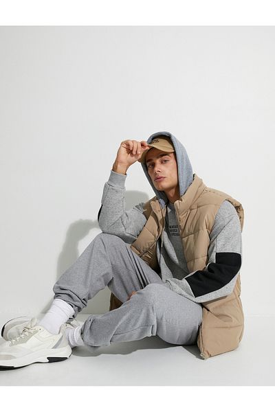 Koton Jogger-Jogginghose mit Spitzenbund und Taschendetail