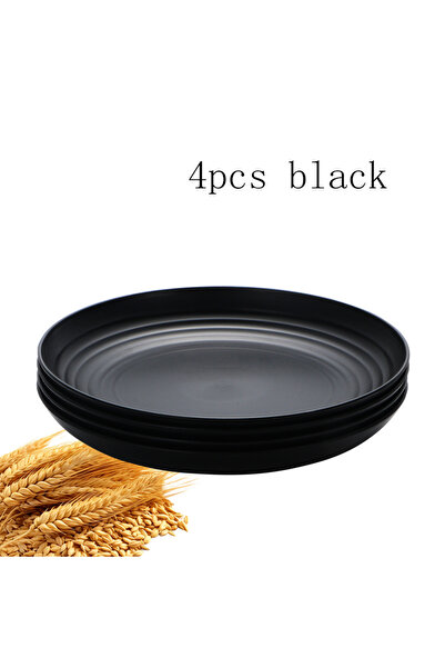 Choice 4pc hei 4/16pcs Plastic plates (9 inches in diameter) are reusable and suitable for home kitchens fo