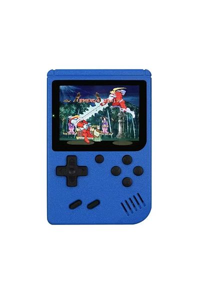 OPUYYM Blue New Portable Retro Mini Video Game Console 8-bit Handheld Game Player Built-in 400 Games Av Out