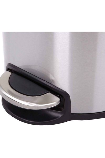 EKO Serene Stainless Steel Soft Closing Lid Step Bin