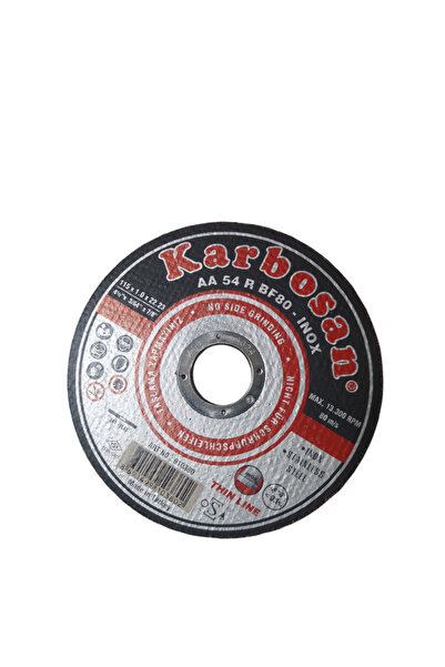 KARBOSAN inoks ince metal kesme tası 115 lik