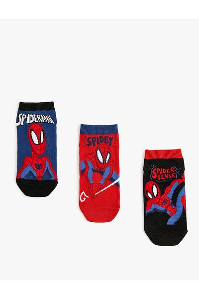 Koton Σετ 3 κάλτσες Spiderman Licensed