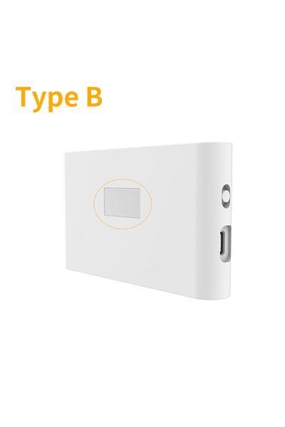 Aamasun Flat induction Motion Sensor LED Night Light Rechargeable Human Body Induction Wall Light Bedroom Co