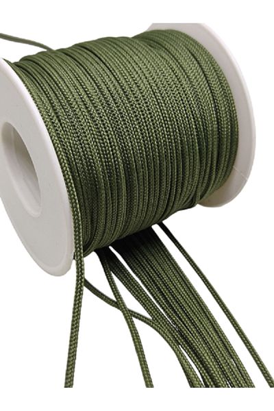 Firebird Takı Aksesuar Ve Kamp Malzemeleri Khaki Green 1.5 mm Paracord Bracelet - 45 Meters