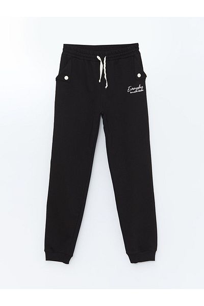 LC Waikiki Pantaloni de sport Jogger pentru fete cu talie elastică