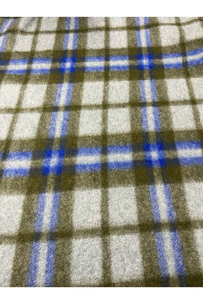 Kumaş sever Wool Plaid Fabric Double Most Meter Goat Wool Pure Wool 1St Class