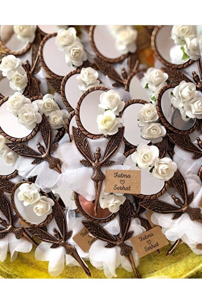 Es-Na Life Decoration Melek ayna Nişan Söz Kına Doğum günü nikah hatırası 15 adet