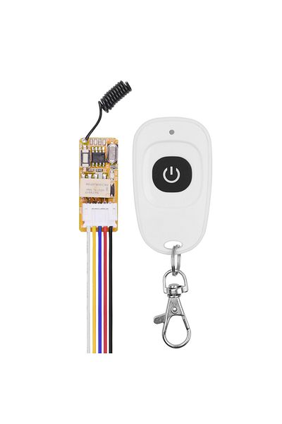Choice 1Receiver 1Remote DC 3.5V 5V 9V 12V Mini Relay Wireless Remote Control Switch For LED Lamp 433Mhz Mi