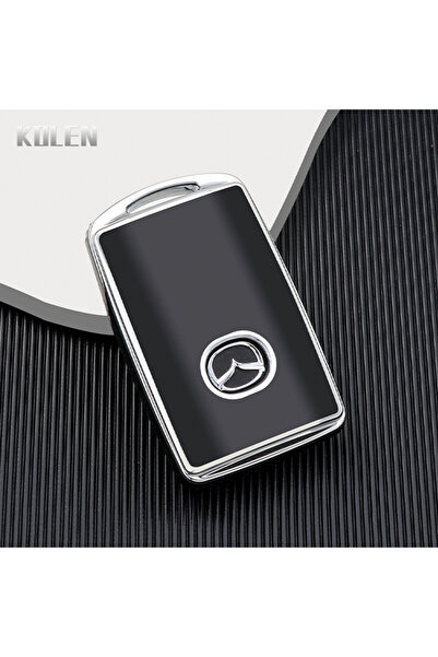 Choice غطاء حماية أسود اللون من مادة TPU لمفتاح السيارة عن بعد، متوافق مع ماز...