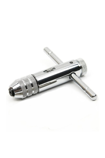 Choice20 Short Adjustable T-Handle Ratchet Tap Holder Wrench, Machine Screw T...