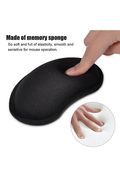 Boldy Non-Slip Mousepad - Mouse Wrist Pillow with Wrist Support