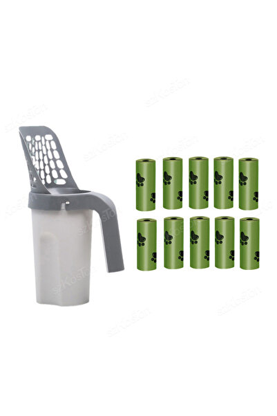 choice2 Kit 3 Cat Litter Shovel with Refill Bag For Pet Filter Clean Toilet G...