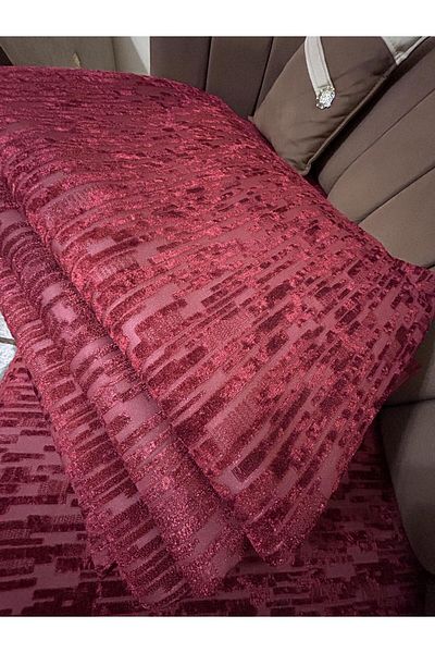 Tekstilsa Sponge Sofa Cover New Fashion Burgundy Color 1Pc Anti-Slip and Anti-Wrinkle Design