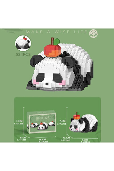 Choice 09 2023 نموذج جديد إبداعي صغير لحيوان الباندا الصيني، مكعبات بناء، لعب...