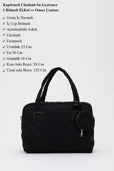 MUBO Women's Shoulder and Sports Bag - Quilted Pattern