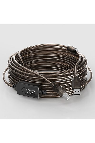 Choice كابل USB 2.0 بطول 10 أمتار مع معزز كابل طابعة USB 2.0 نشط كابل USB 2.0 A ذكر إلى B ذكر بطول 10 أمتار لـ...