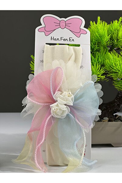 Chocuk مجموعة ربطة شعر وإبزيم للفتيات الصغيرات مصنوعة من قماش عضوي لا يترك عل...